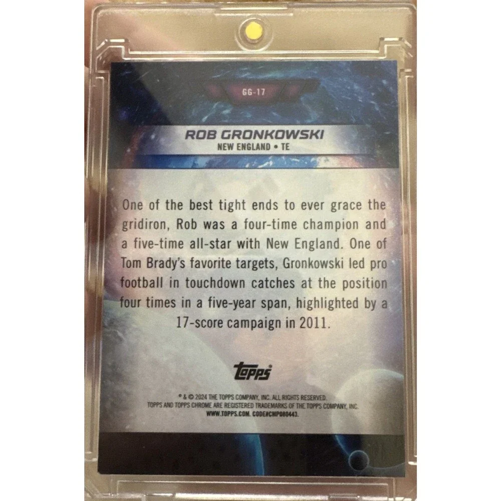 2024 Topps Cosmic Chrome - Galaxy Greats Rob Gronkowski #GG-17